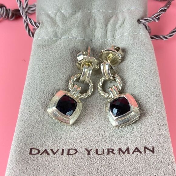 🚫SOLD🚫 DAVID YURMAN
Sterling Silver Black Renaissance Drop Earrings - Picture 4 of 10